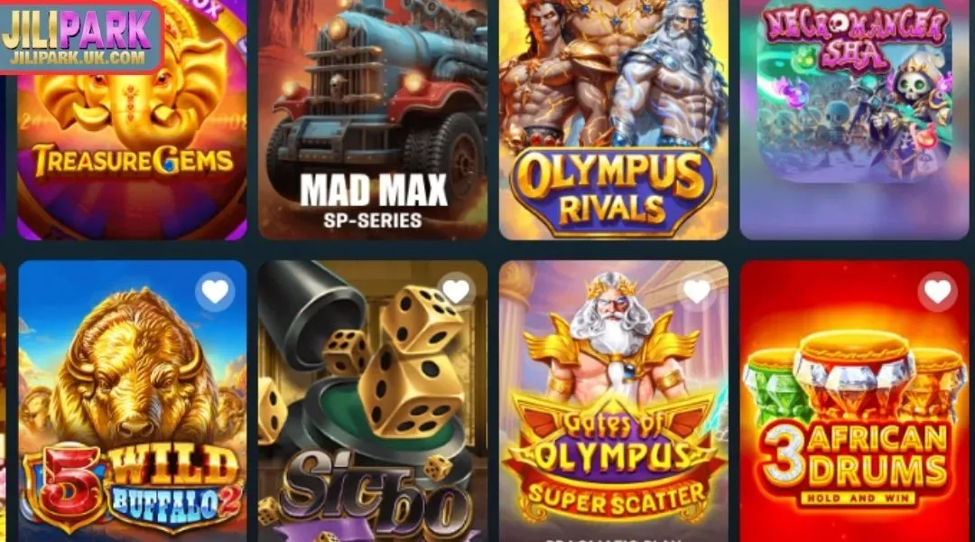 JILIPARK Slots impresses with a friendly interface