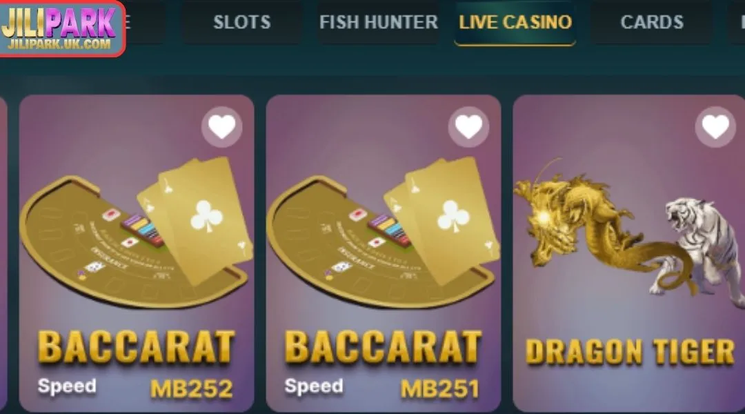 Some things to know about the Live game lobby at JILIPARK