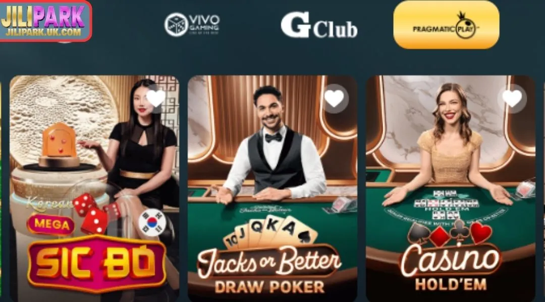 JILIPARK live impresses with a series of advantages