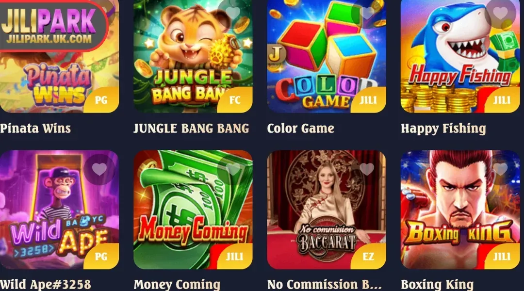 JILIPARK owns an attractive game repository