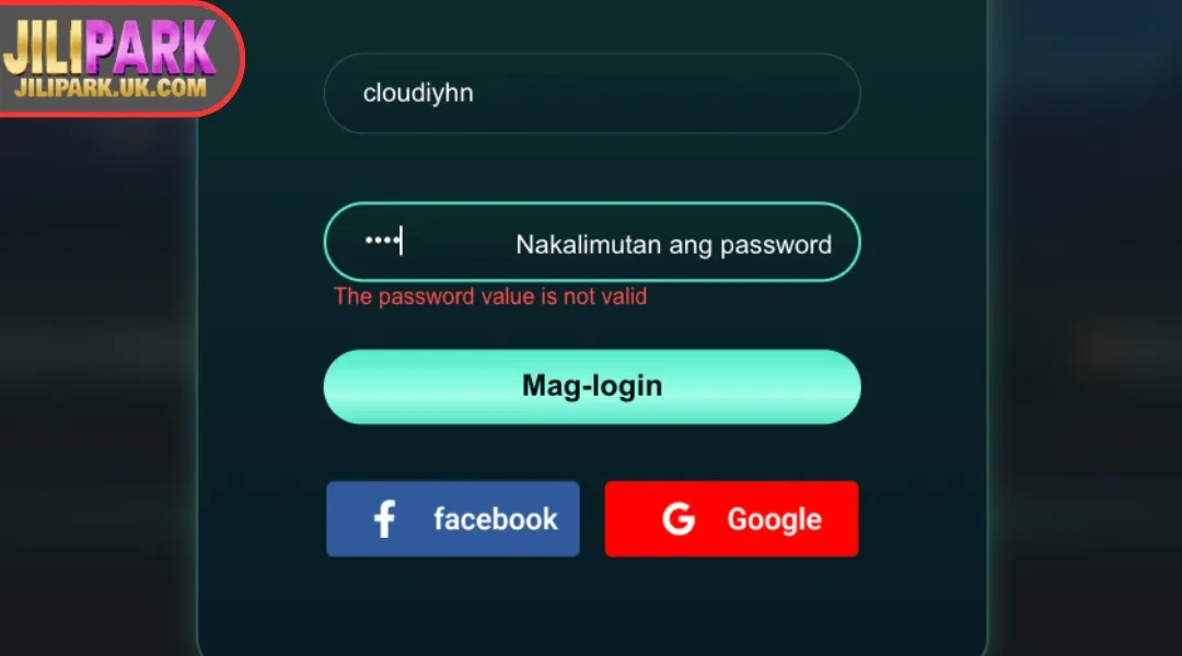 Locked account is the cause of JILIPARK login failure
